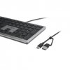 Kensington Klawiatura przewodowa KB515 EQ USB-C/USB-A